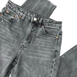 Topshop ASOS high waisted Mom jeans in gray denim Size 4